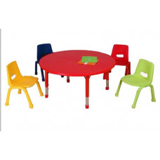 קארין שולחן גן-בית ספר עגול - קוטר 105 ס