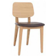 וולטה  כסא  עץ-מסעדה - מושב  מרופד -  מכירה  לפי פרוייקטים