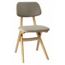 בני כסא  מסעדה מעץ  -  ריפוד מושב +גב   - הזמנה  לפי פרוייקט