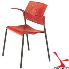 כסא אורח בעיצוב חדשני כולל ידיות דגם גולף אורח מפלסטיק עם ידיות רהיטי הכח