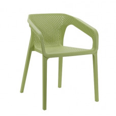 לירן כסא אירוח  פלסטיק  - נערם - צבע שחור