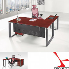 שולחן מנהלים יוקרתי עשוי MDF מצופה פורניר דגם 277 רהיטי הכח
