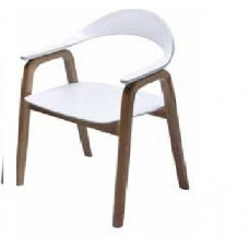 נירוונה כסא  אורח עשוי עץ -גב מושב  שחור  רגל  עץ שחורה