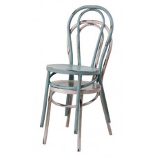 סאפ כסא מתכת  נערם - כחול עתיק