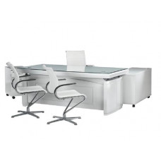 שולחן מנהלים בעל מראה עץ יוקרתי למשרד דגם 220  במחלקת ריהוט משרדי רהיטי הכח