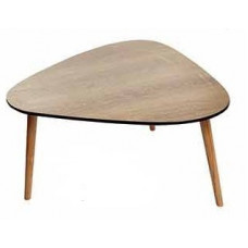 טובי  שולחן  קפה T3 צבע  עץ טבעי מידות 73.5*67- גובה 43.5 ס