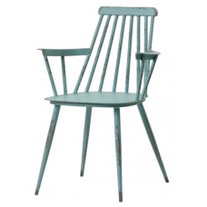 עילי כסא  בתי קפה -  מתכת + ידיות - כחול עתיק