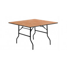 פביאנה  שולחן אירועים מרובע אורך +רוחב 160 סמ רגל מתכת