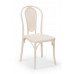 סוזו C כסא אירוח-אולם אירועים - גוף פלסטיק -צבע שחור כרית גב- מושב אפור